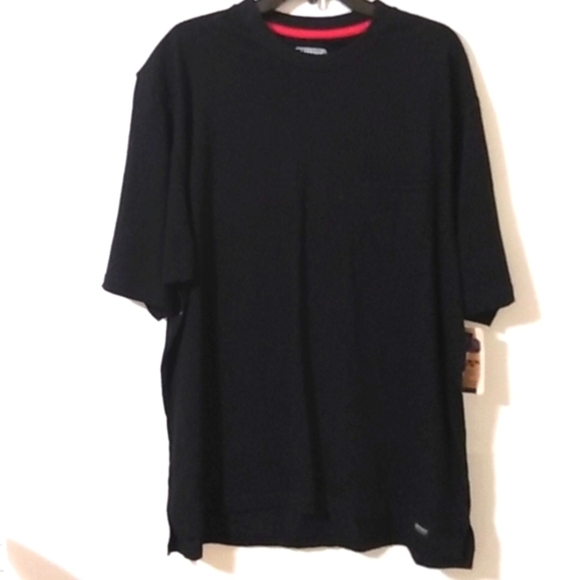 SMITH'S WORKWEAR BLACK SHORT SLEEVE TEE SIZE 2XL NWT - Picture 1 of 6